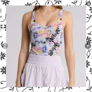 Free People Never Better Long Tank Pink Women's Size Medium New with tag